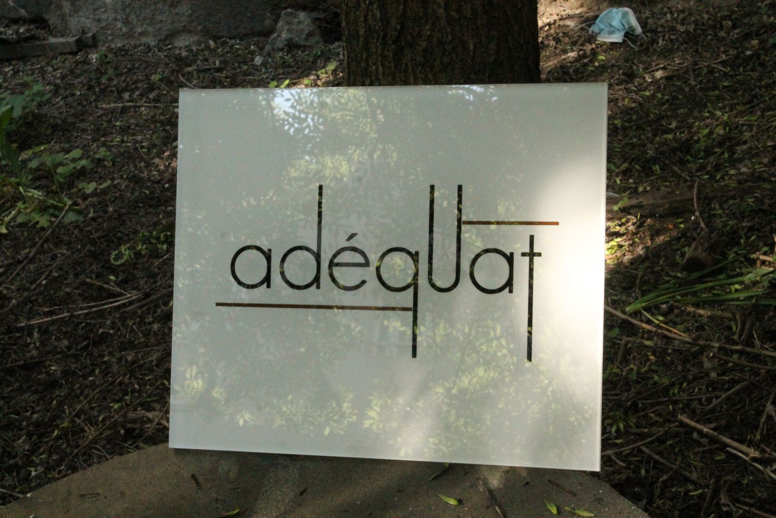 plaque professionnelle en plexiglas pour 