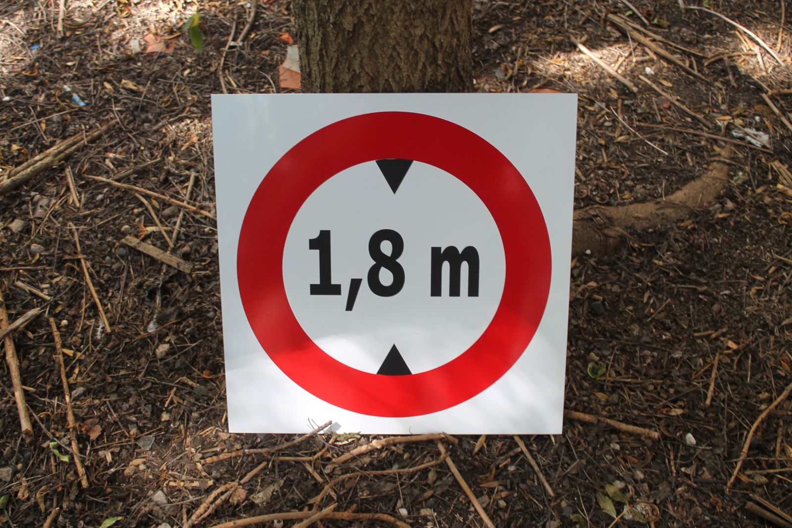 plaque signalétique en alucobon avec impression numérique 