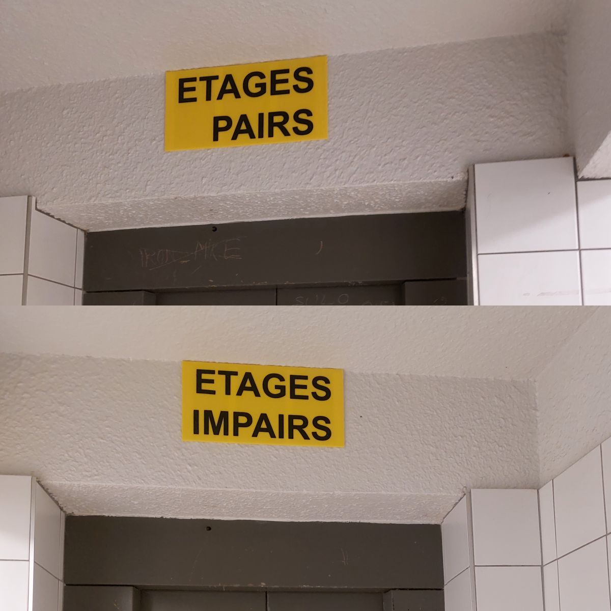 plaque signaletique en plexi